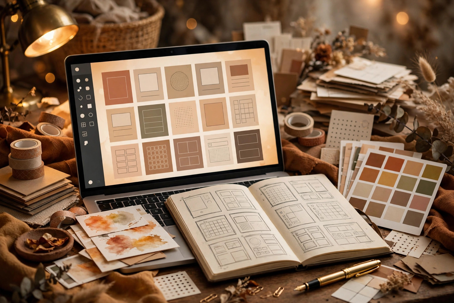 Building planner templates in Canva on day three of the launch a digital product plan