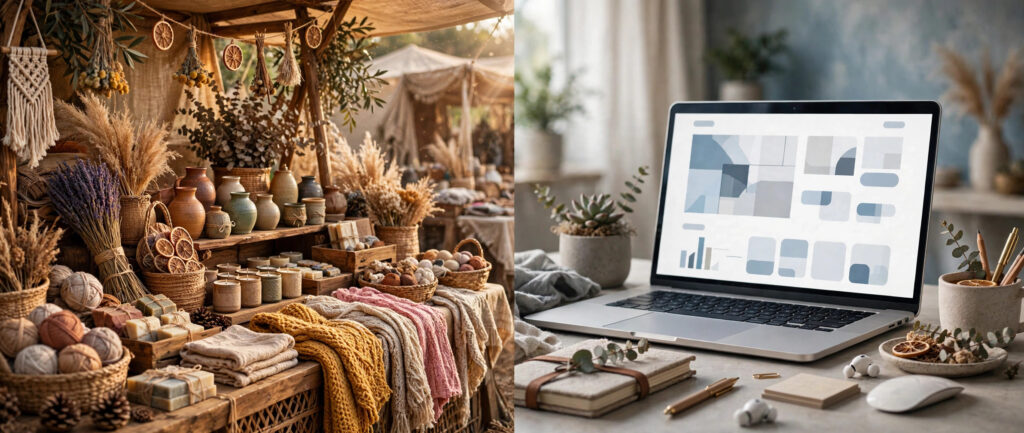 Etsy vs own website digital products comparison